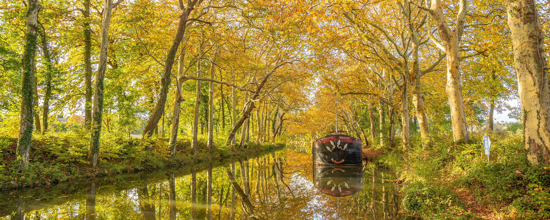 Canal du Midi en automne © Guillaume Payen / CRTL Occitanie